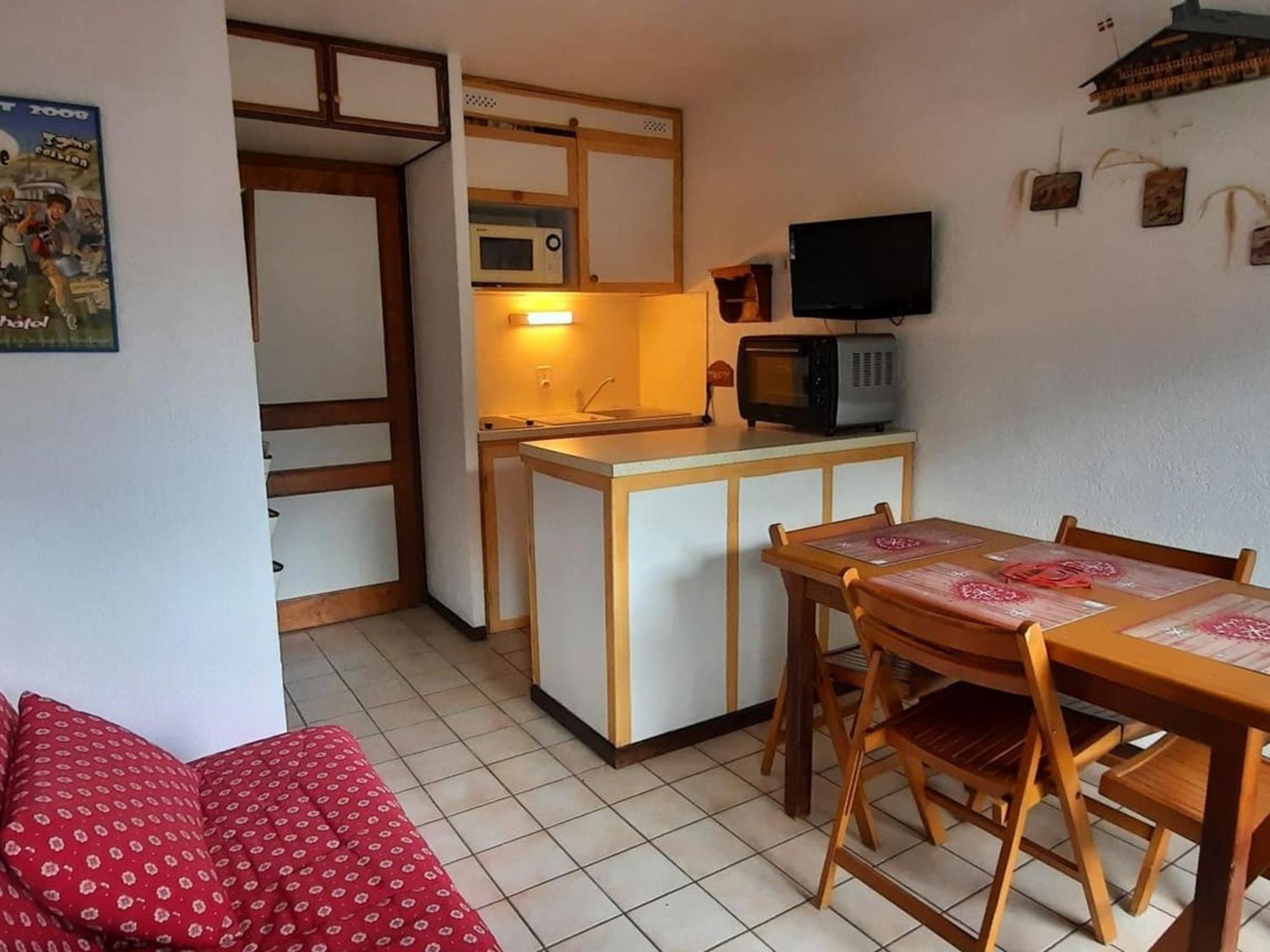 Charmant Studio 3 Pers. Avec Balcon, Proche Centre Et Remontees, Parking Inclus, Chatel - Fr-1-676-34 Leilighet Eksteriør bilde